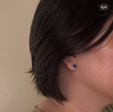 Lapis Lazuli Midi Stud Earrings