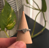 Heart Bead Ring