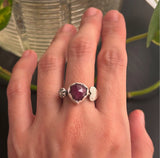 Ruby Heart Ring