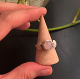 Rose Quartz Heart Ring