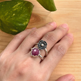 Ruby Flower Ring