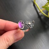 Amethyst Open Ring