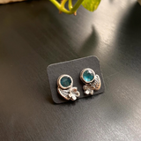 Paraiba Kyanite Stud Earrings