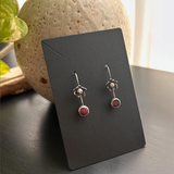 Ruby Dangling Earrings