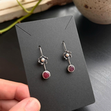 Ruby Dangling Earrings