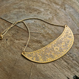 OKIR 1 Brass Bib Necklace